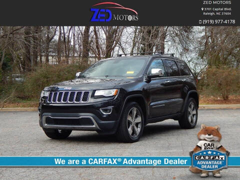 2015 Jeep Grand Cherokee for sale at Zed Motors in Raleigh NC