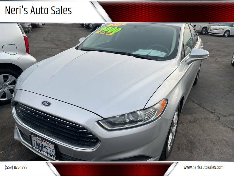 2015 Ford Fusion for sale at Neri's Auto Sales in Sanger CA