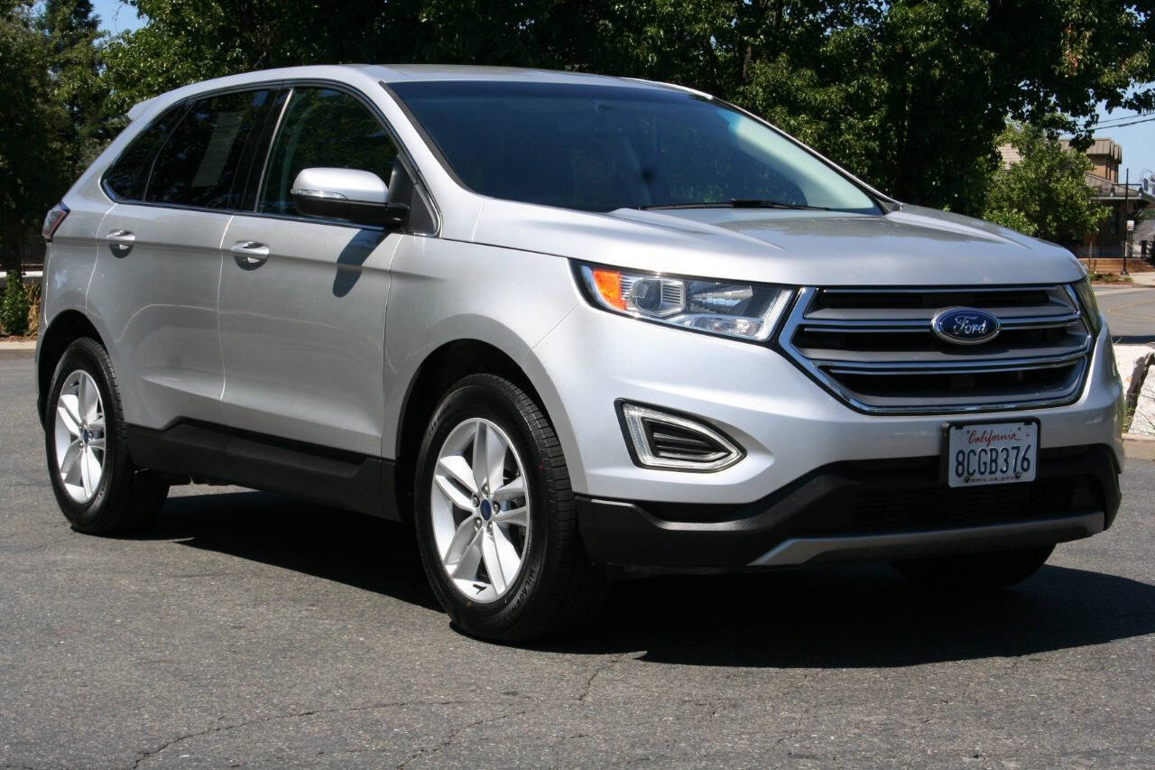 Ingot Silver Metallic 2018 Ford Edge SUV / Crossover All-Wheel Drive 6-Speed Automatic