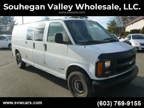 2000 GMC Savana for sale at Souhegan Valley Wholesale, LLC. in Milford NH