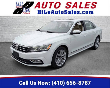 2017 Volkswagen Passat for sale at Hi-Lo Auto Sales in Frederick MD