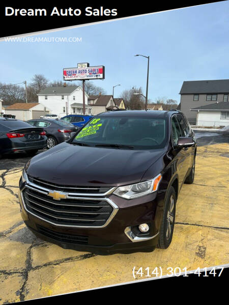2018 Chevrolet Traverse for sale at Dream Auto Sales in South Milwaukee WI