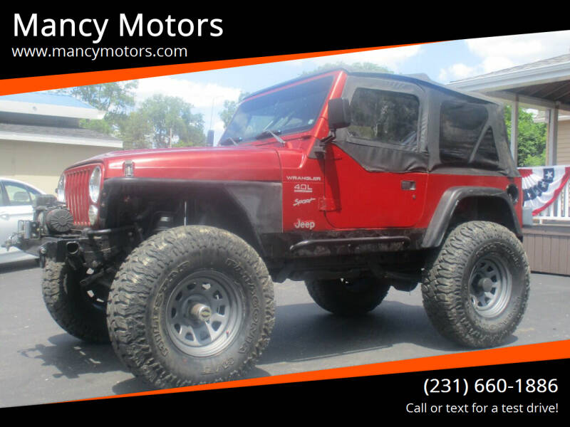 1998 Jeep Wrangler for sale at Mancy Motors - Manton in Manton MI