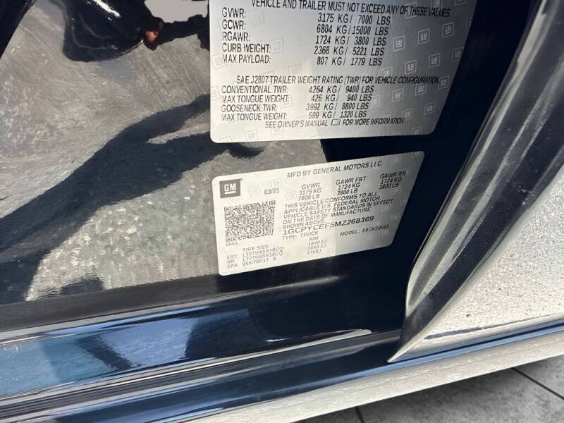 2021 Chevrolet Silverado 1500