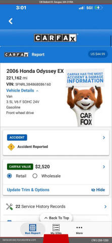2006 Honda Odyssey EX