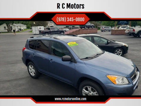 2012 Toyota RAV4 for sale at R C Motors in Lunenburg MA