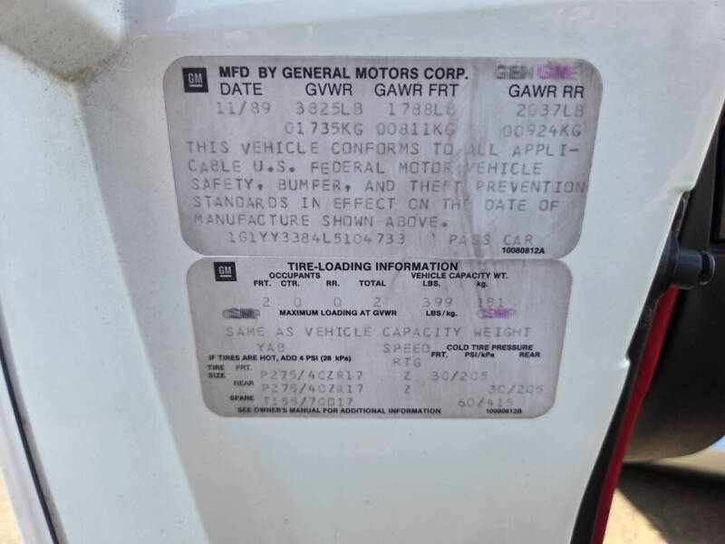 1990 Chevrolet Corvette