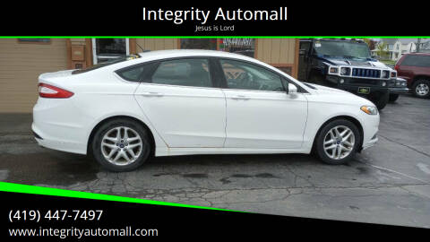2013 Ford Fusion for sale at Integrity Automall in Tiffin OH