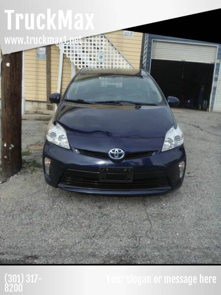 2012 Toyota Prius Plug-in Hybrid for sale at TruckMax in Laurel MD