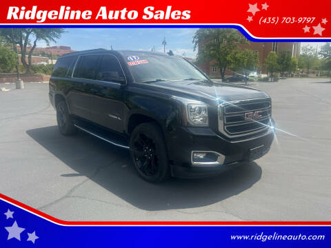 2017 GMC Yukon XL for sale at Ridgeline Auto Sales in Saint George UT