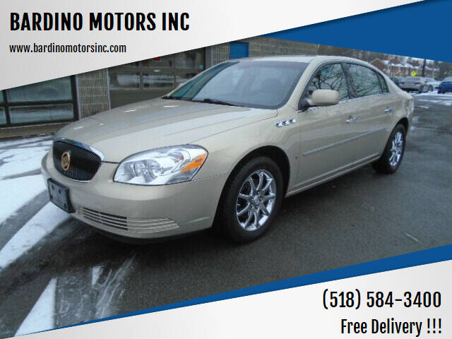 2007 Buick Lucerne for sale at BARDINO MOTORS INC in Saratoga Springs NY