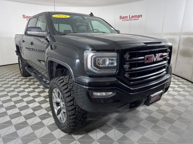 Used 2018 GMC Sierra 1500 SLT with VIN 3GTU2NEJ9JG352226 for sale in Bloomington, IL