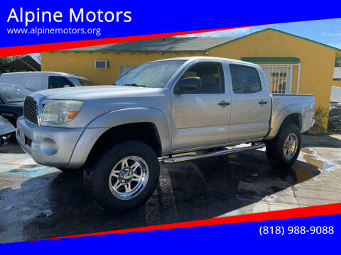 2007 Toyota Tacoma for sale at Alpine Motors in Van Nuys CA
