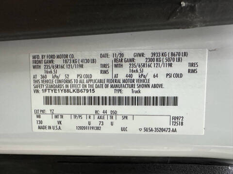 2020 Ford Transit 150