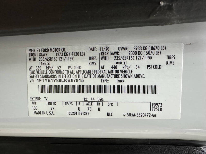 2020 Ford Transit 150