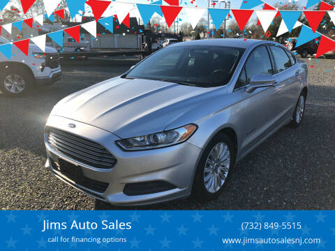 2013 Ford Fusion Hybrid for sale at Jims Auto Sales in Lakehurst NJ