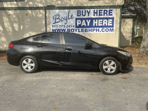 2016 Chevrolet Cruze for sale at Boyle Buy Here Pay Here in Sumter SC