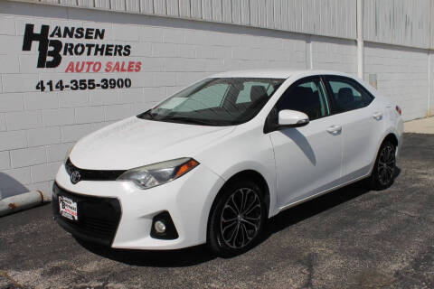2016 Toyota Corolla for sale at HANSEN BROTHERS AUTO SALES in Milwaukee WI