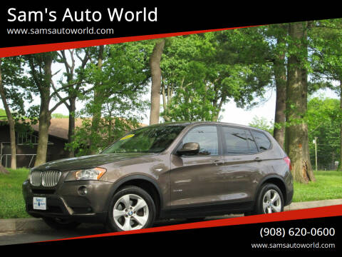2012 BMW X3 for sale at Sam's Auto World in Roselle NJ