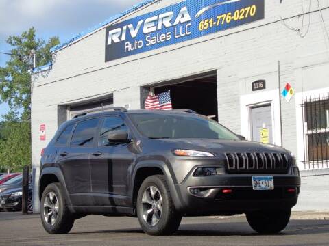 2016 Jeep Cherokee for sale at Rivera Auto Sales LLC in Saint Paul MN
