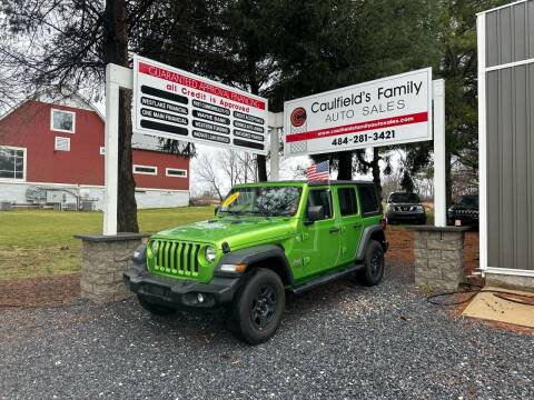 2018 Jeep Wrangler Unlimited for sale at Caulfields Family Auto Sales in Bath PA