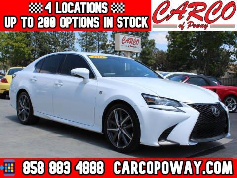 2017 Lexus GS 350 for sale at CARCO SALES & FINANCE - CARCO OF POWAY in Poway CA