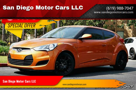 2016 Hyundai Veloster for sale at San Diego Motor Cars LLC in Spring Valley CA