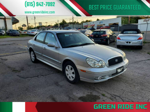 2004 Hyundai Sonata for sale at Green Ride Inc in Nashville TN