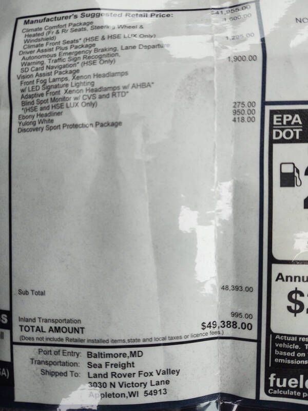2016 Land Rover Discovery Sport HSE