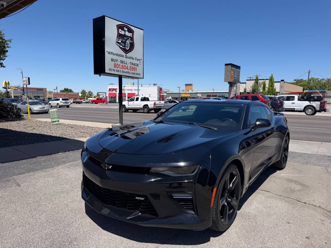 Black 2017 Chevrolet Camaro SS SS 2dr Coupe w/1SS 1