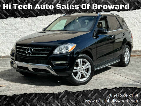 2013 Mercedes-Benz M-Class for sale at Hi Tech Auto Sales Of Broward in Hollywood FL