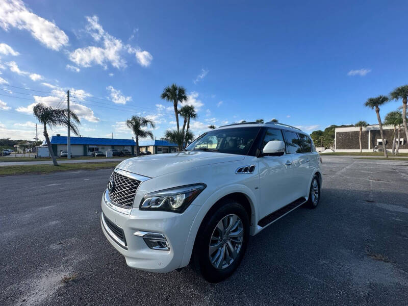 2015 Infiniti QX80 for sale at DESIGN MOTORWERKS in Port Saint Lucie FL