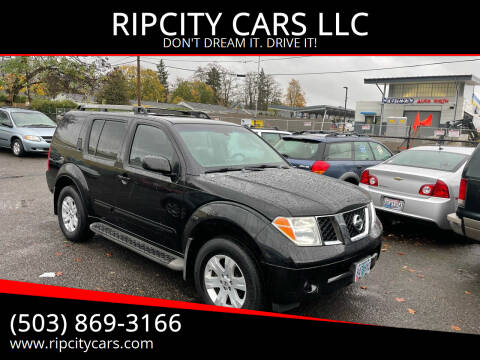 2006 Nissan Pathfinder for sale at RIPCITY CARS LLC in Portland OR