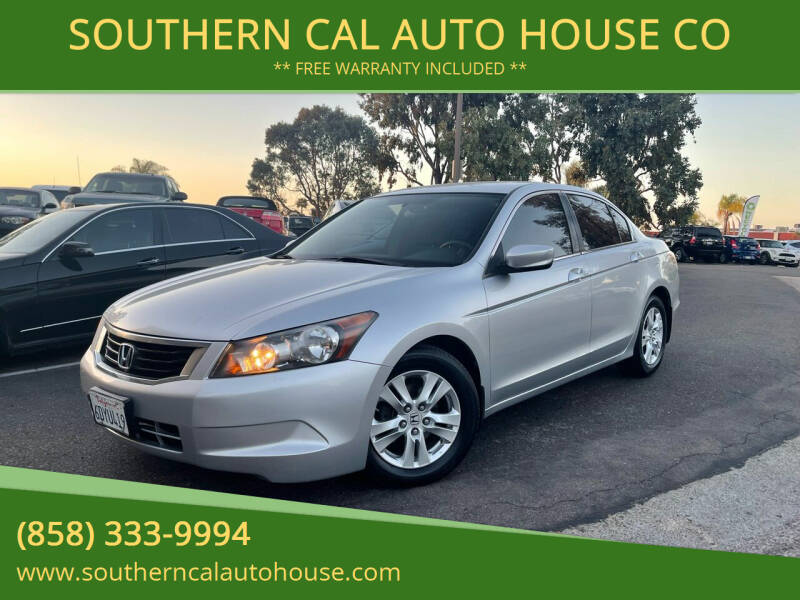 2008 Honda Accord for sale at SOUTHERN CAL AUTO HOUSE CO in San Diego CA
