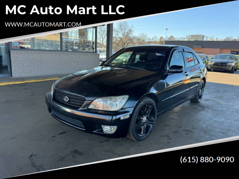 2002 Lexus IS 300 for sale at MC Auto Mart LLC in Hermitage TN