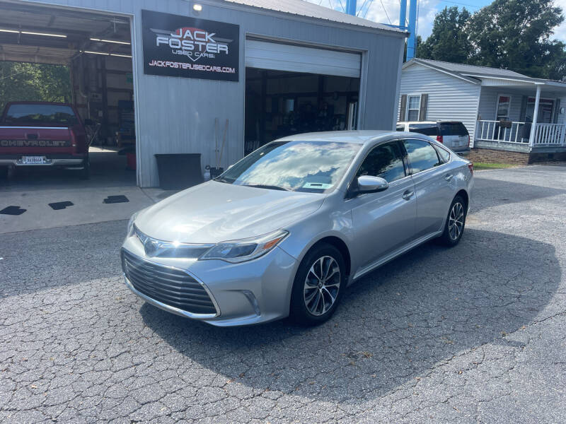 2018 Toyota Avalon for sale at Jack Foster Used Cars LLC in Honea Path SC