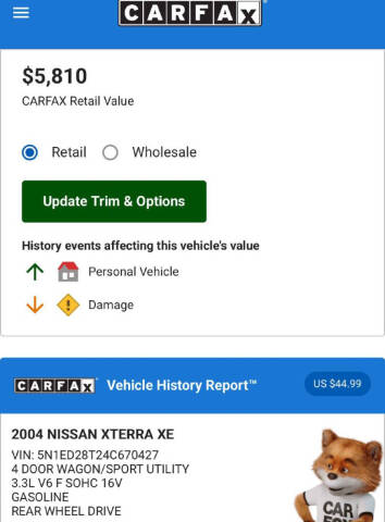 2004 Nissan Xterra XE