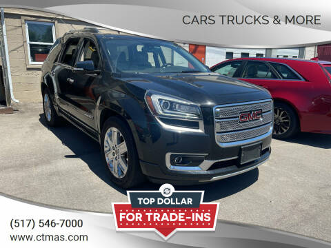 2016 GMC Acadia for sale at Cars Trucks & More in Howell MI