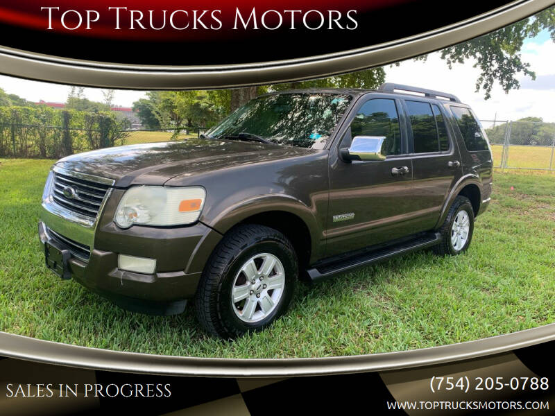 2008 Ford Explorer for sale at Top Trucks Motors in Pompano Beach FL