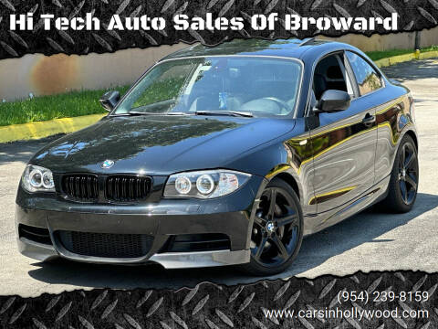 2010 BMW 1 Series for sale at Hi Tech Auto Sales Of Broward in Hollywood FL