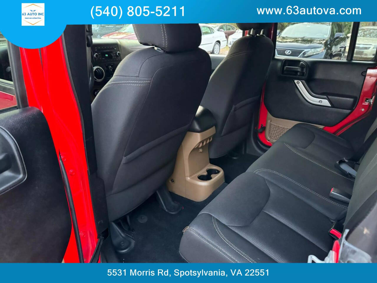 2015 Jeep Wrangler Unlimited for sale at 63 Auto Inc in Spotsylvania, VA