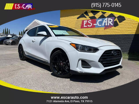 2021 Hyundai Veloster for sale at Escar Auto - 9809 Montana Ave Lot in El Paso TX