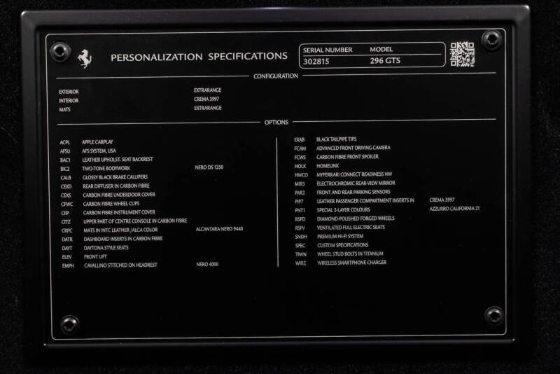 2024 Ferrari 296 GTS