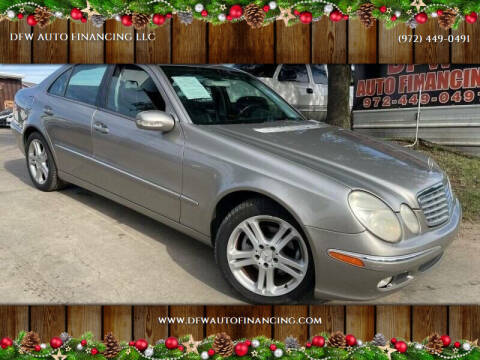 2005 Mercedes-Benz E-Class for sale at DFW AUTO FINANCING LLC in Dallas TX