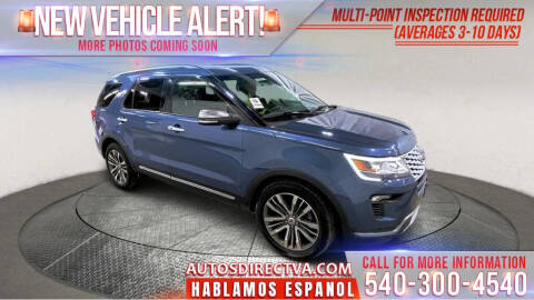 2019 Ford Explorer Platinum