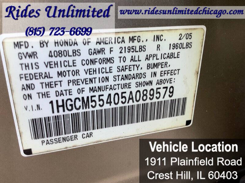 2005 Honda Accord LX