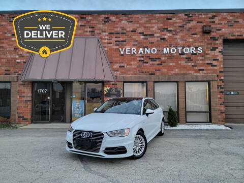 2016 Audi A3 Sportback e-tron for sale at Verano Motors in Addison IL