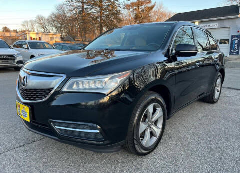 2015 Acura MDX for sale at Auto Sales Express in Whitman MA