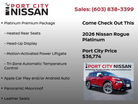 2026 Nissan Rogue Platinum