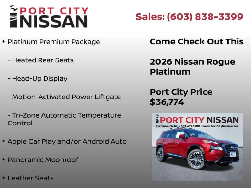 2026 Nissan Rogue Platinum